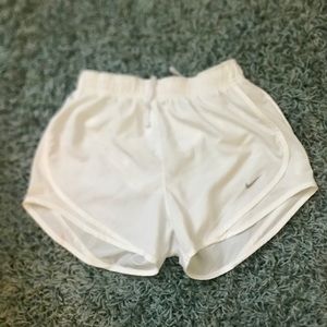 Women’s White Nike Tempo Running Shorts
